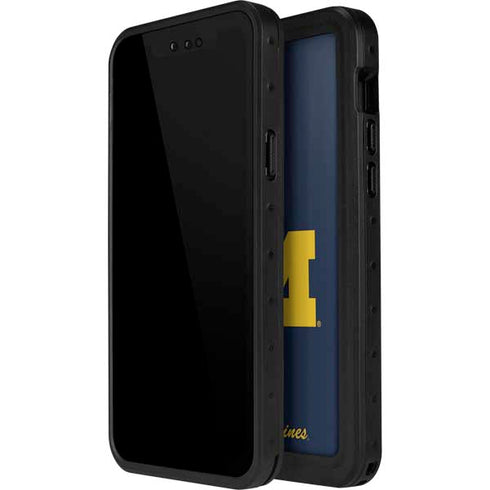 University of Michigan M Logo Bold iPhone 15 Pro Waterproof Case